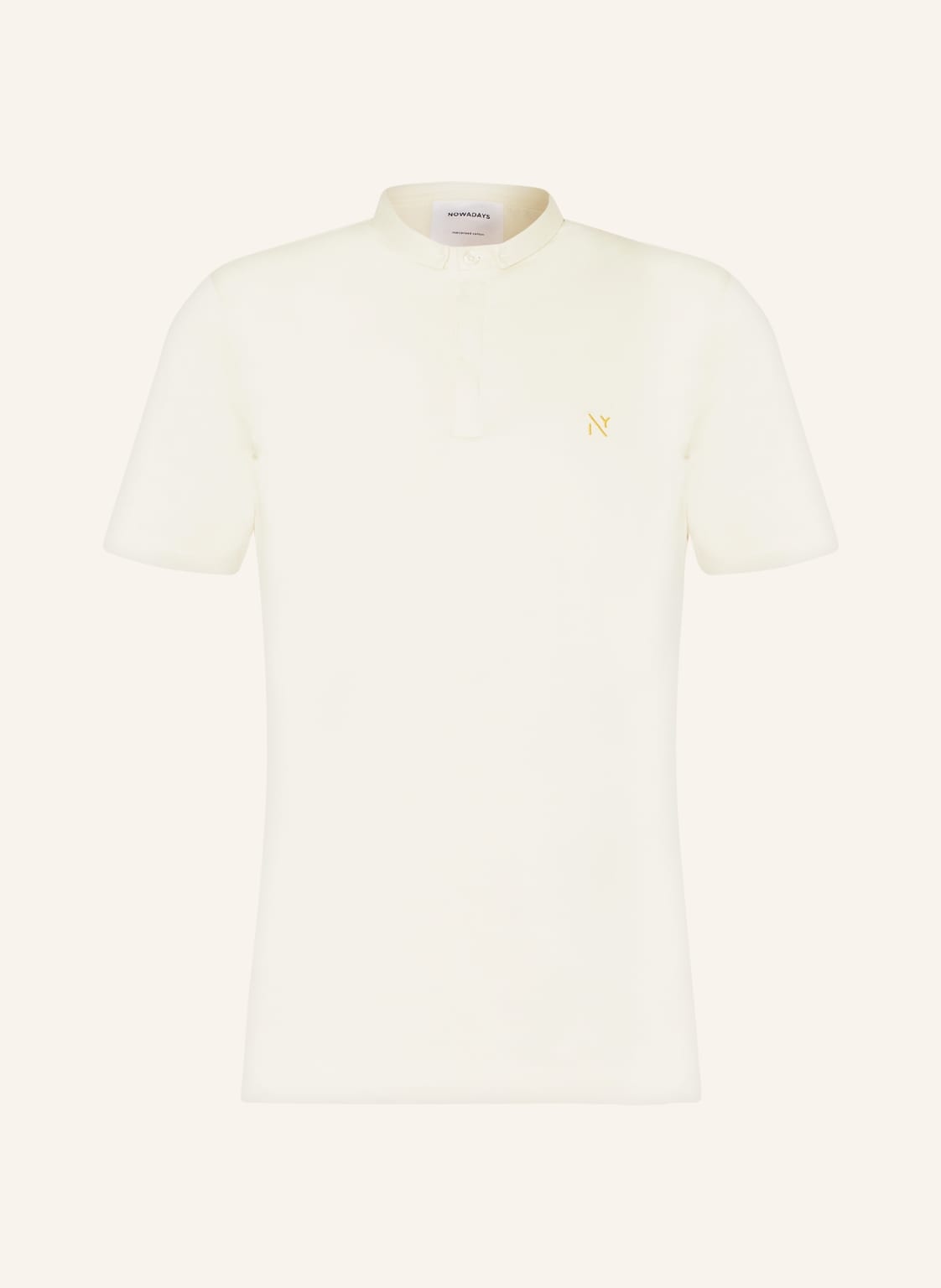 Nowadays Jersey-Poloshirt weiss Nowadays Jersey-Poloshirt weiss von NOWADAYS