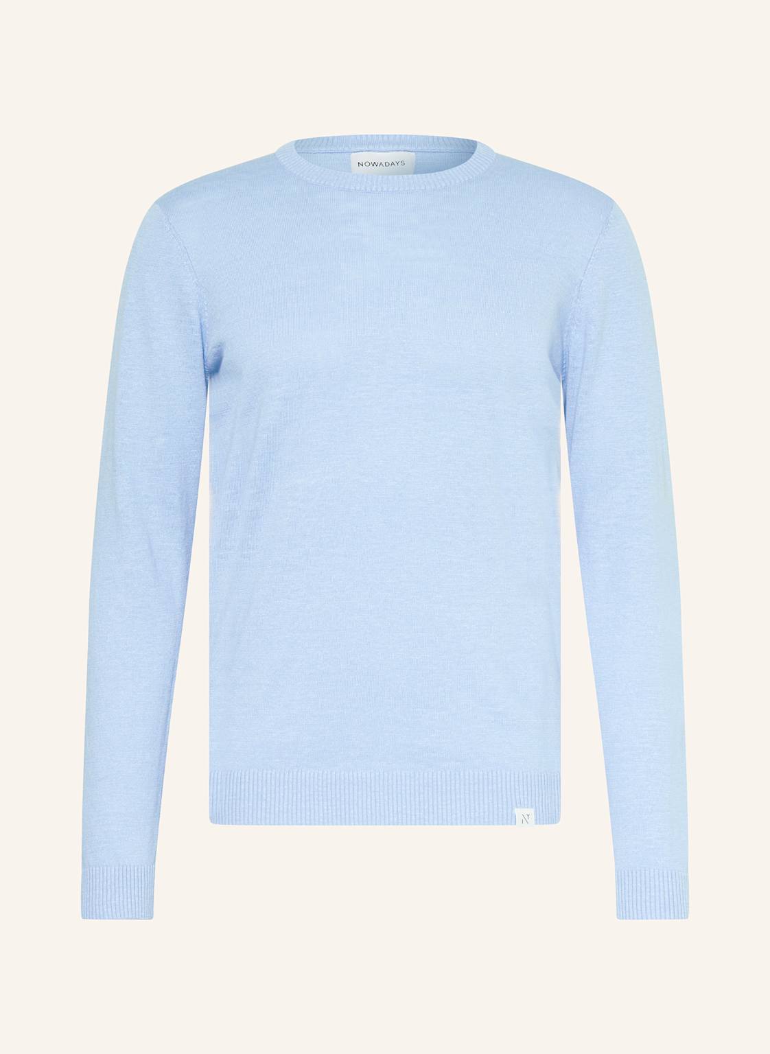 Nowadays Pullover Mit Leinen blau Nowadays Pullover Mit Leinen blau von NOWADAYS