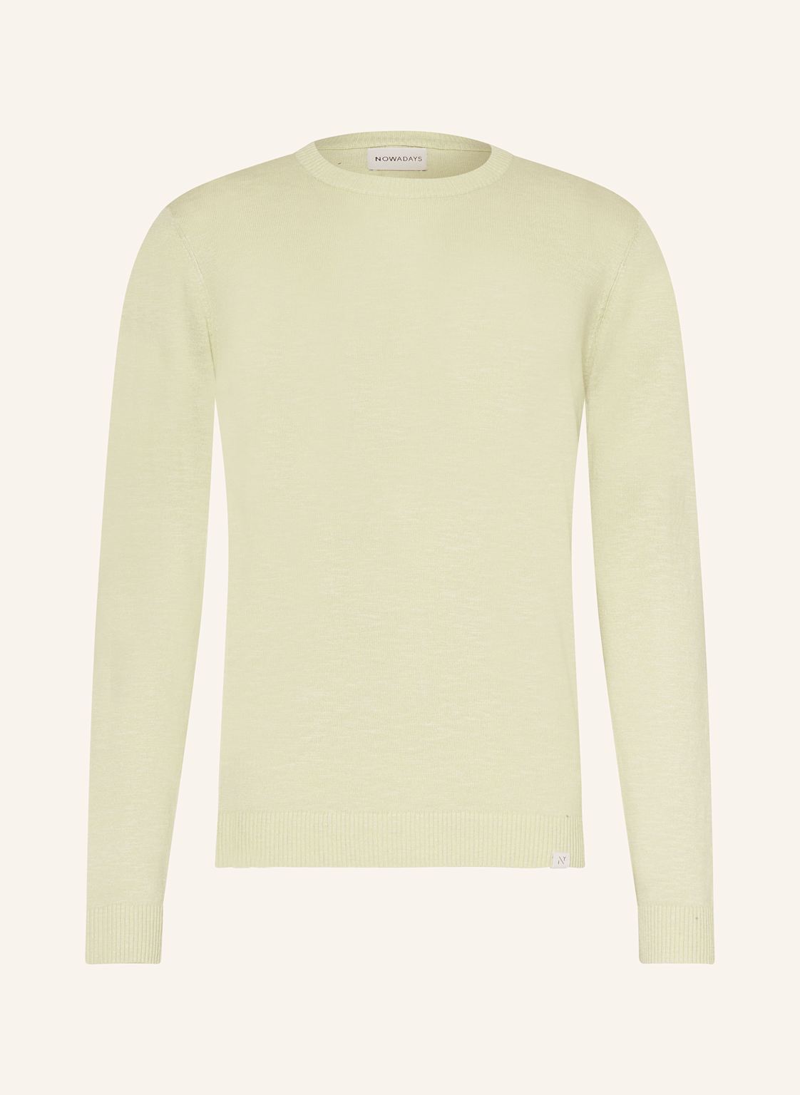 Nowadays Pullover Mit Leinen gruen Nowadays Pullover Mit Leinen gruen von NOWADAYS