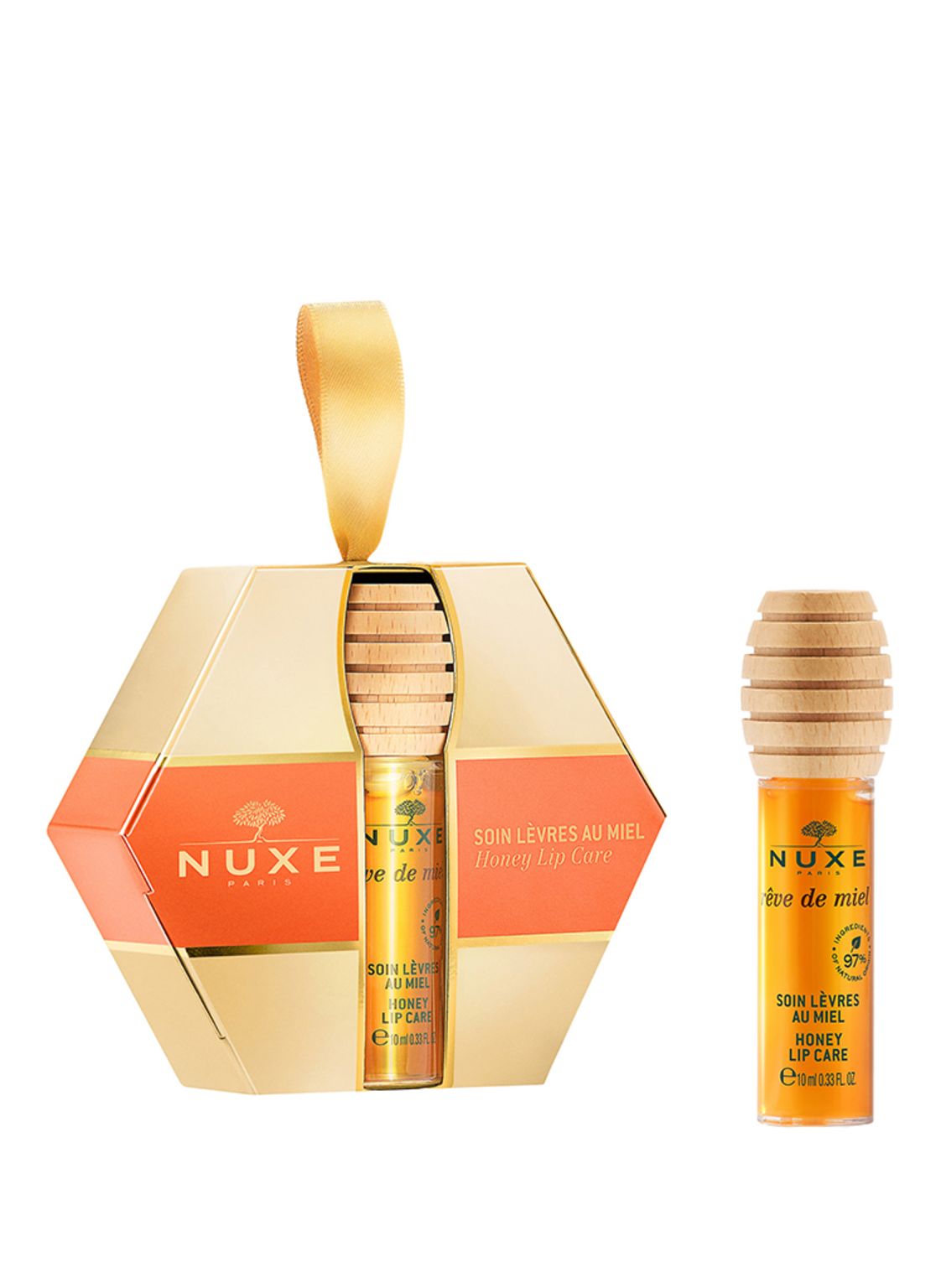 Nuxe Honey Lip Care Lippenpflegeöl in Geschenkbox 10 ml von NUXE