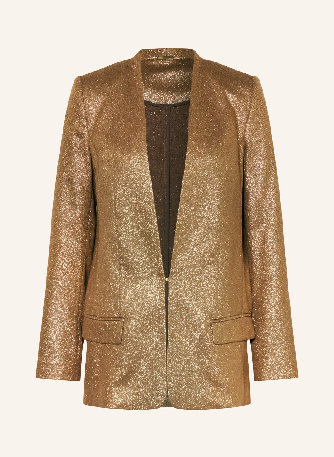 Nvsco Blazer Mit Glitzergarn gold