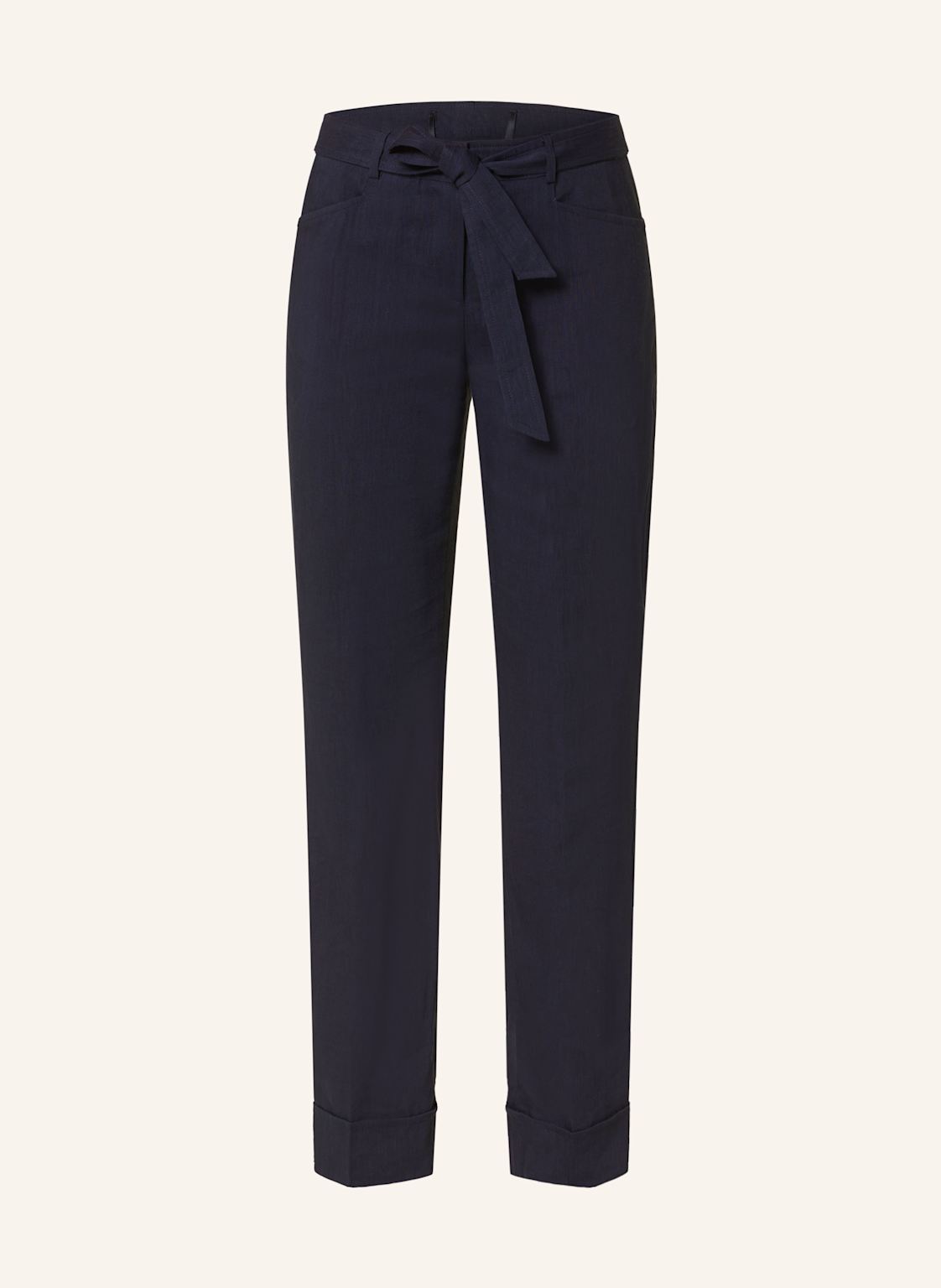 Nvsco Paperbag-Hose Teresa Mit Leinen blau Nvsco Paperbag-Hose Teresa Mit Leinen blau von NVSCO