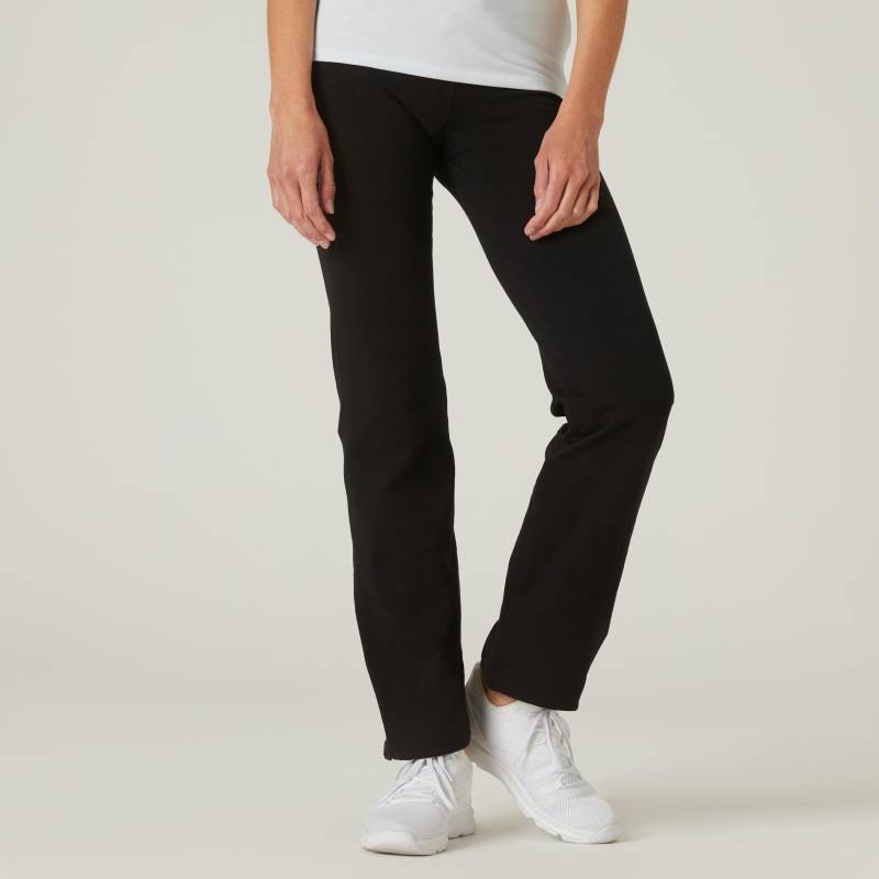 Leggings - Fit+ Damen Schwarz Leicht XXL von DOMYOS