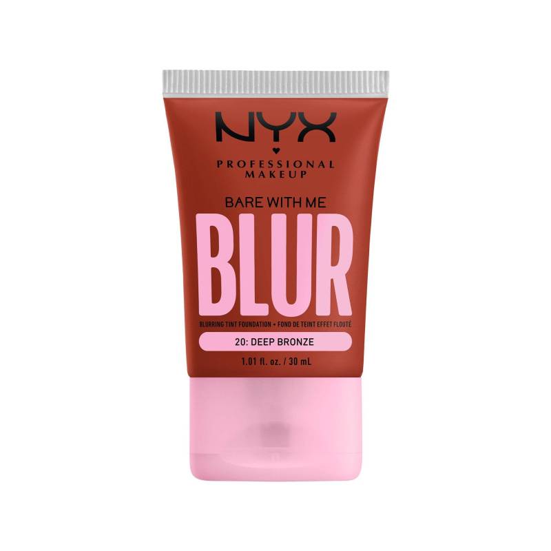 Bare With Me Blur Tint Foundation Damen  Deep Bronze 30ml von NYX-PROFESSIONAL-MAKEUP