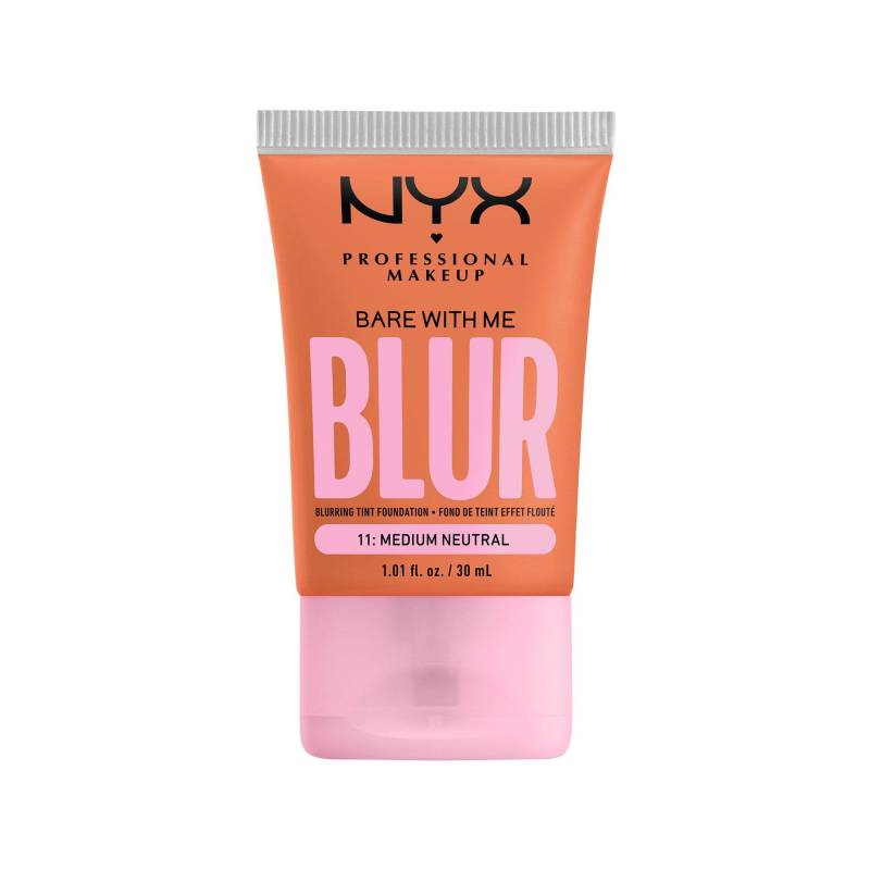 Bare With Me Blur Tint Foundation Damen  Medium Neutral 30ml von NYX-PROFESSIONAL-MAKEUP