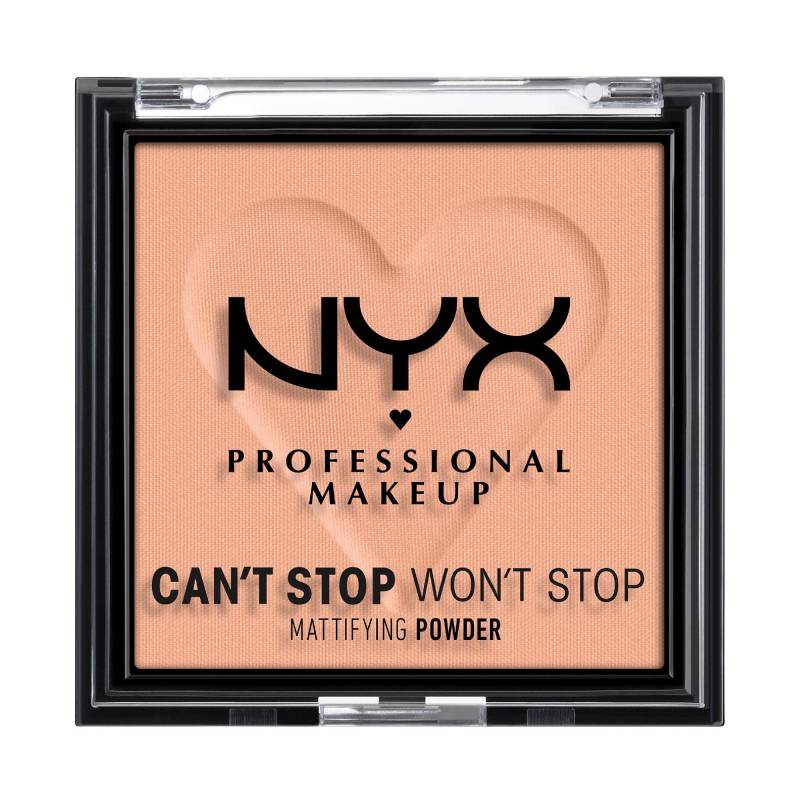 NYX-PROFESSIONAL-MAKEUP - Can’t Stop Won’t Mattifying Powder, Can't Won't Stop, 6 g, Peach von NYX-PROFESSIONAL-MAKEUP