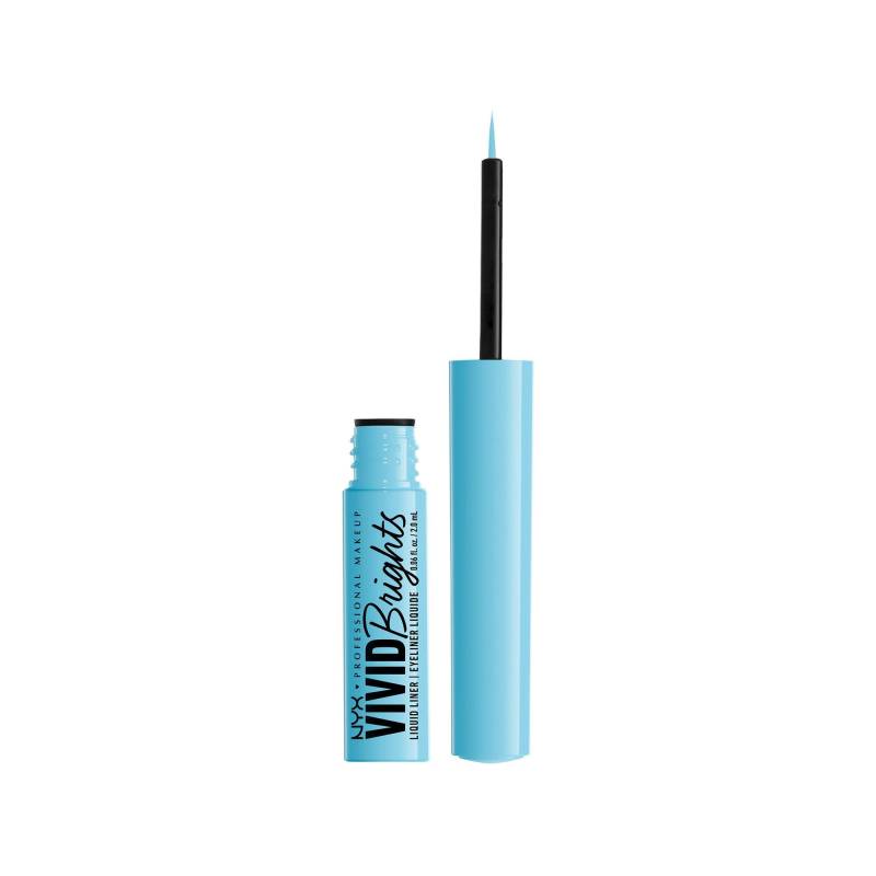 Vivid Bright Liquid Liner Damen  Blue Thang 2ml von NYX-PROFESSIONAL-MAKEUP