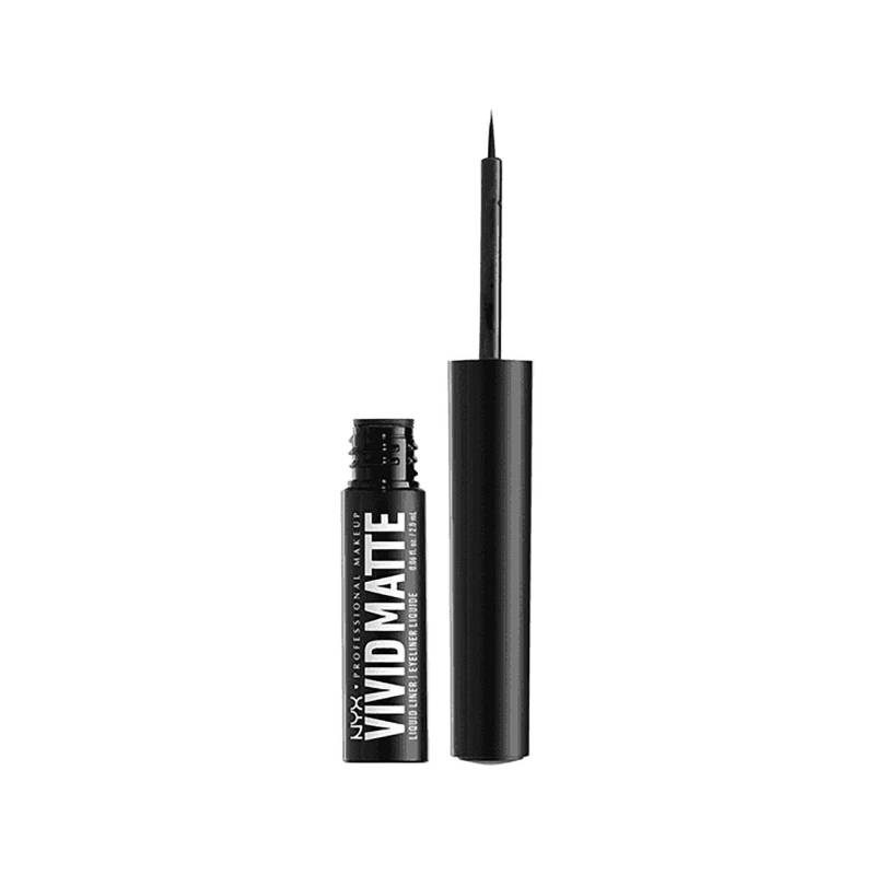 Vivid Matte Liquid Liner - Black - Eyeliner Damen BLACK 2ml von NYX-PROFESSIONAL-MAKEUP