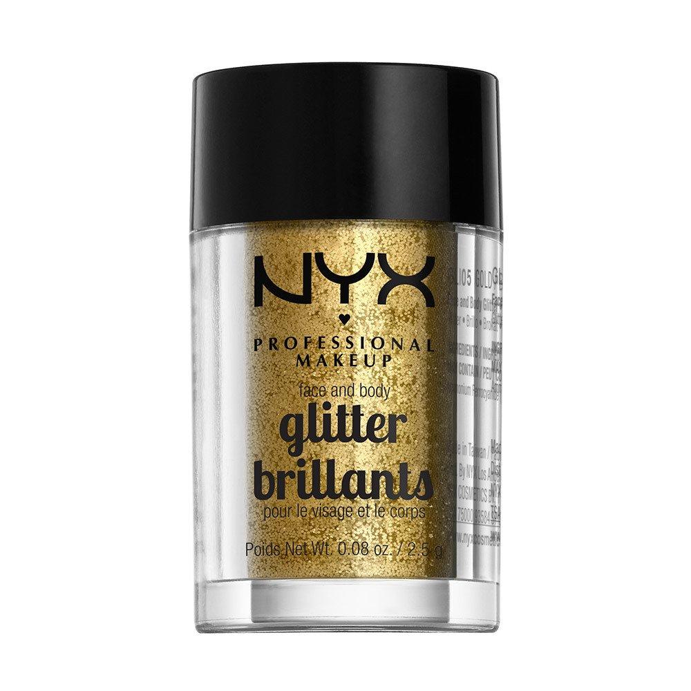 Face & Body Glitter Damen Gold g#297/15g von NYX-PROFESSIONAL-MAKEUP