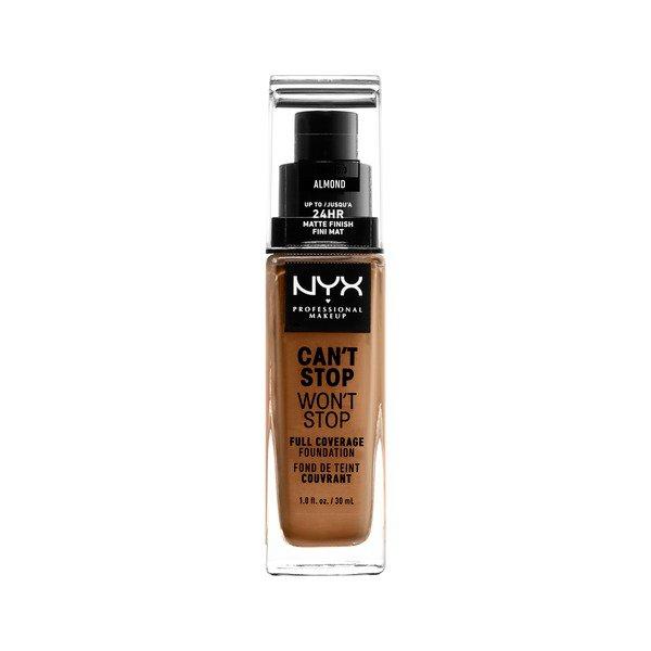 Full Coverage Foundation - Can't Stop Won't Stop Damen Almond ONE SIZE von NYX-PROFESSIONAL-MAKEUP