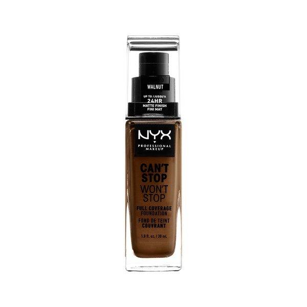 Full Coverage Foundation - Can't Stop Won't Stop Damen Walnut ONE SIZE von NYX-PROFESSIONAL-MAKEUP