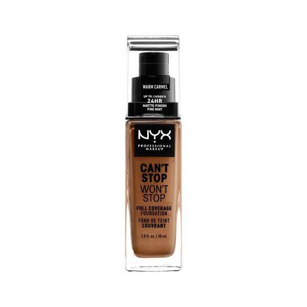 Full Coverage Foundation - Can't Stop Won't Stop Damen Warm Caramel ONE SIZE von NYX-PROFESSIONAL-MAKEUP