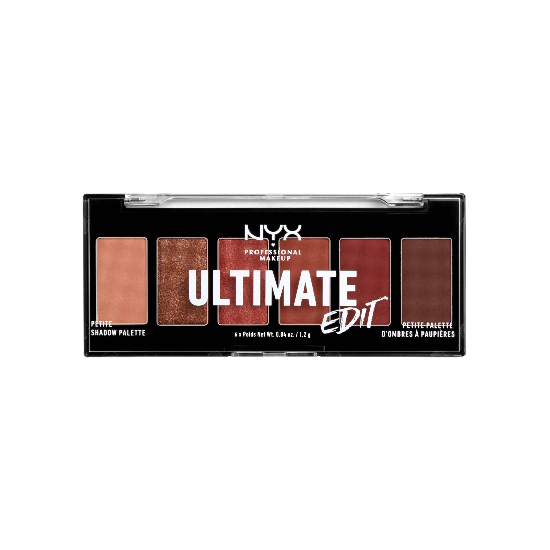 NYX-PROFESSIONAL-MAKEUP - Lidschattenpalette Ultimate Edit Petite Shadow Palette, One Size, Multicolor von NYX-PROFESSIONAL-MAKEUP