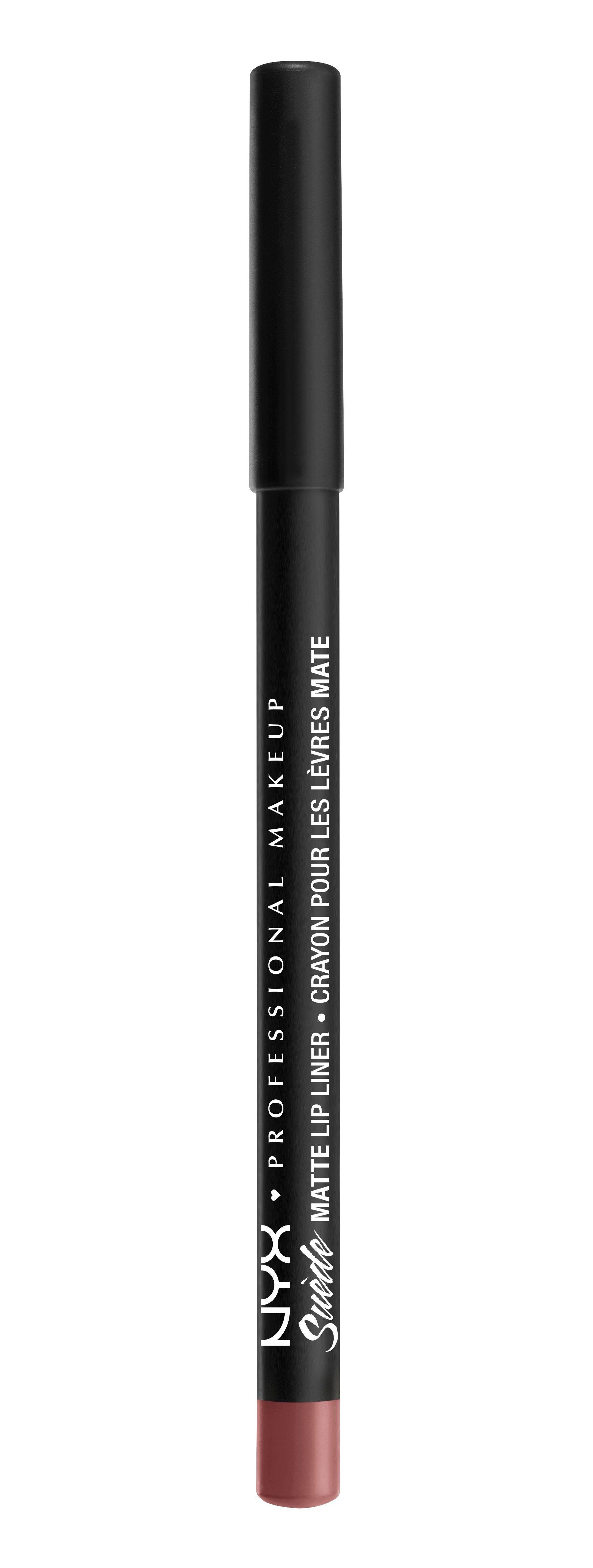 Suede Matte Lip Liner Damen Whipped Caviar ONE SIZE von NYX-PROFESSIONAL-MAKEUP