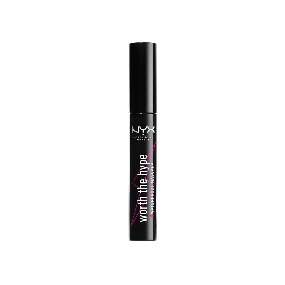 NYX-PROFESSIONAL-MAKEUP - Worth The Hype Waterproof Mascara, One Size, PITCH BLACK von NYX-PROFESSIONAL-MAKEUP