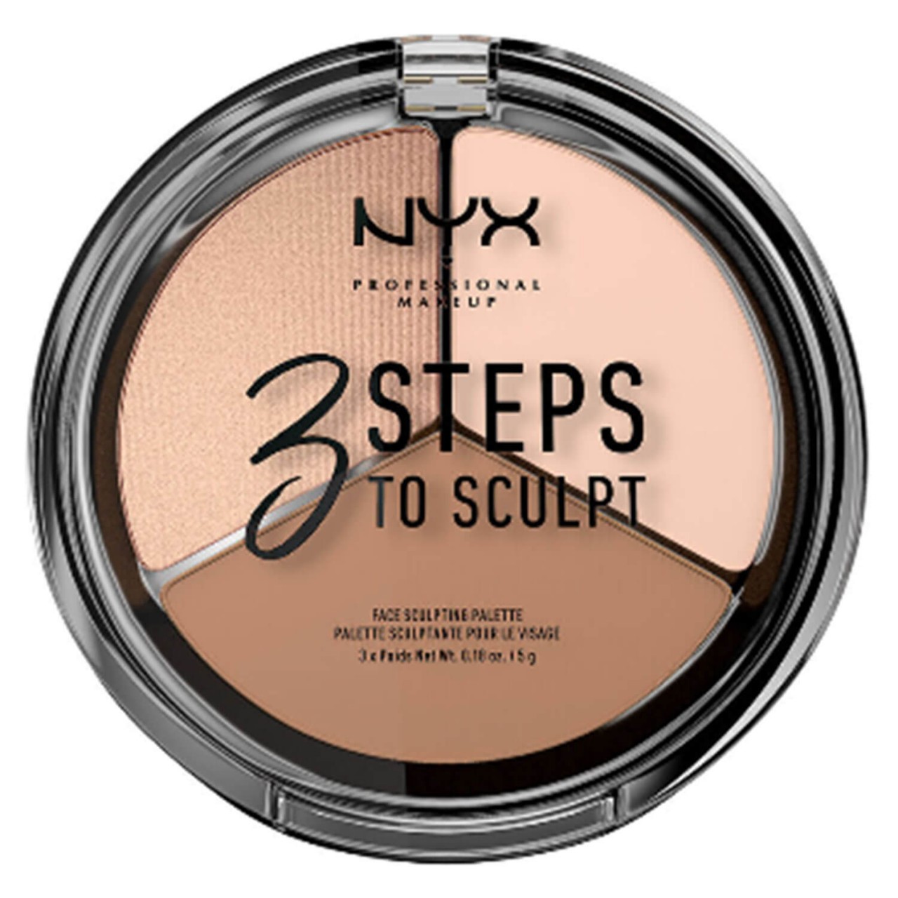 3 Steps to Sculpt - Face Sculpting Palette Fair von NYX Professional Makeup