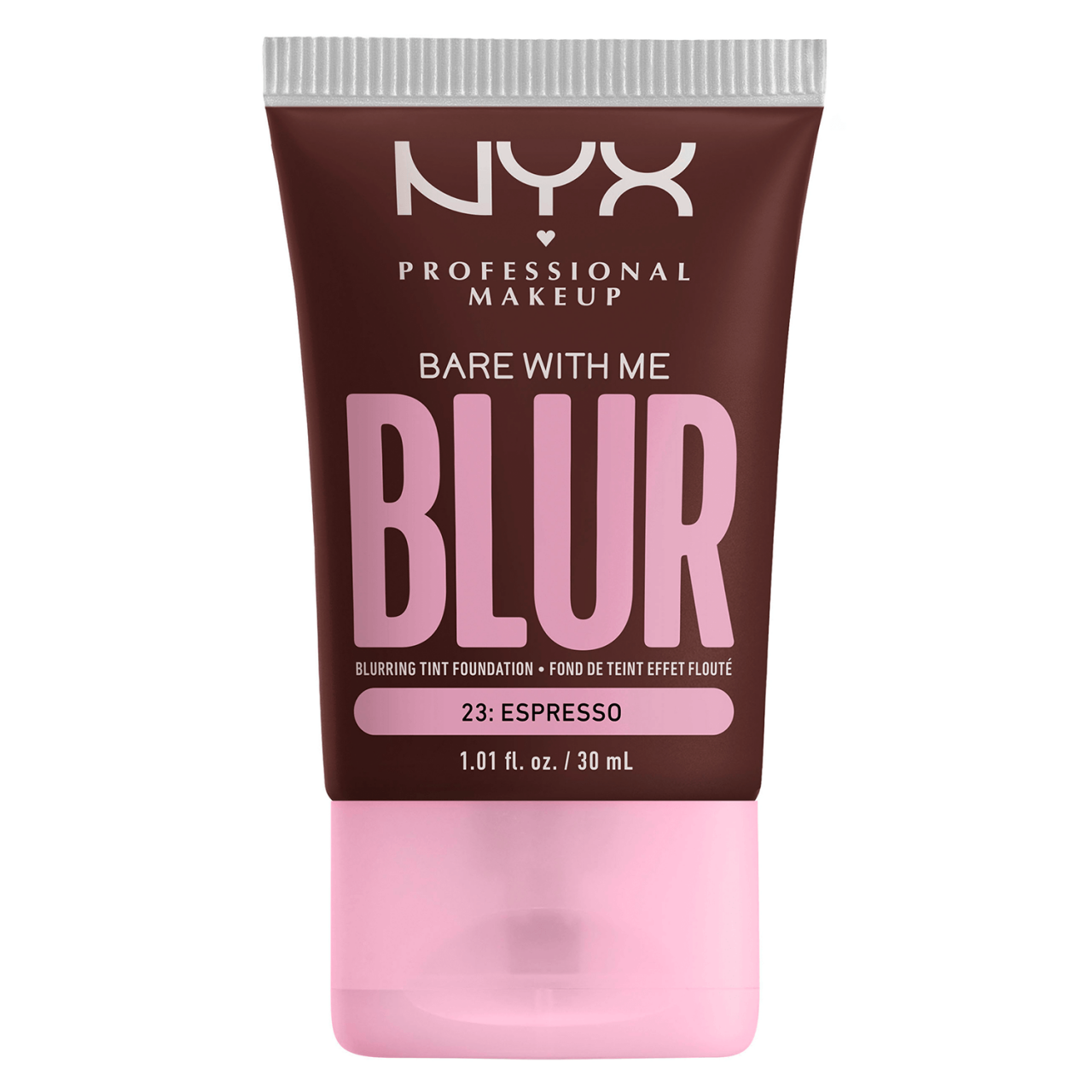 Bare with me - Blur Tint Foundation Espresso 23 von NYX Professional Makeup