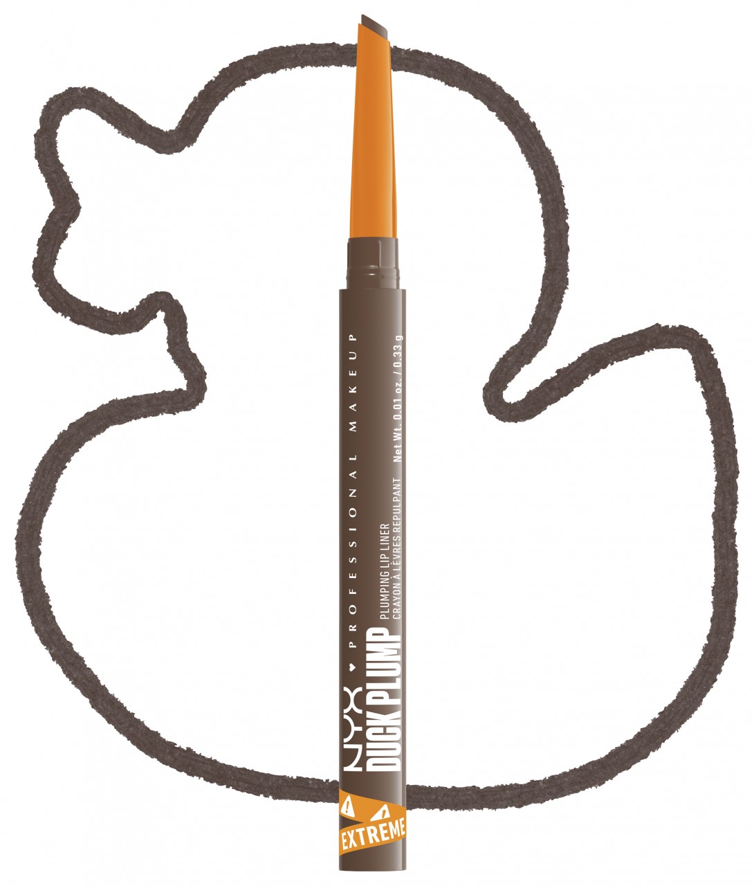 Duck Plump - Plumping Lip Liner Touch Up Taupe Duck Plump - Plumping Lip Liner Touch Up Taupe von NYX Professional Makeup