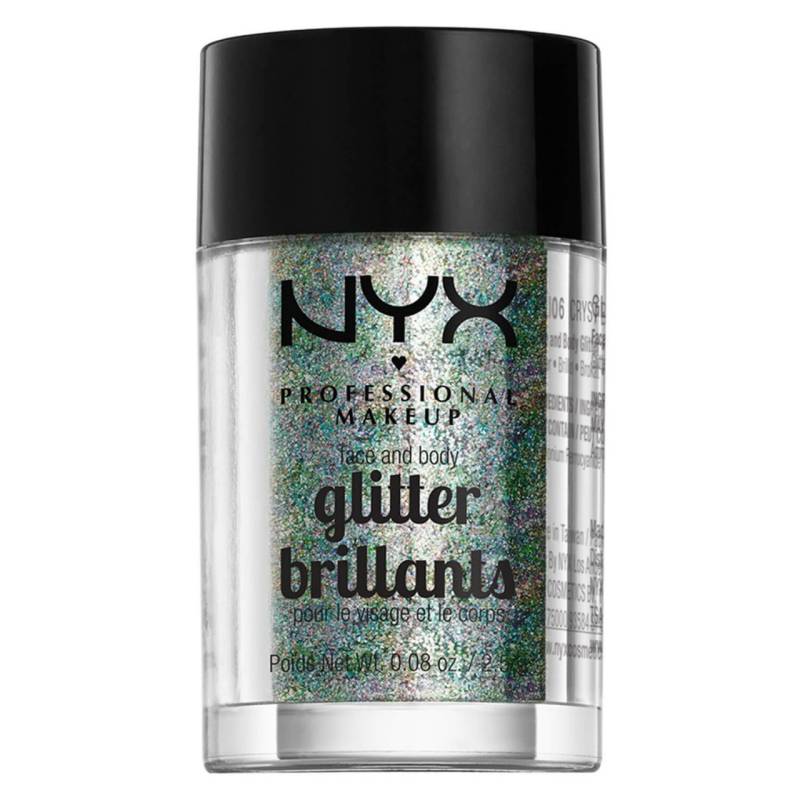 Face & Body Glitter - Crystal von NYX Professional Makeup