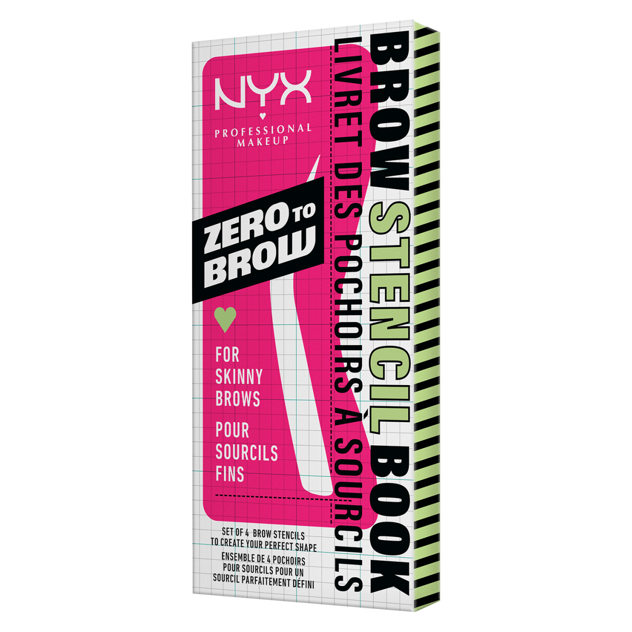 NYX Brows - Zero To Brow Stencil Thin Brow NYX Brows - Zero To Brow Stencil Thin Brow von NYX Professional Makeup