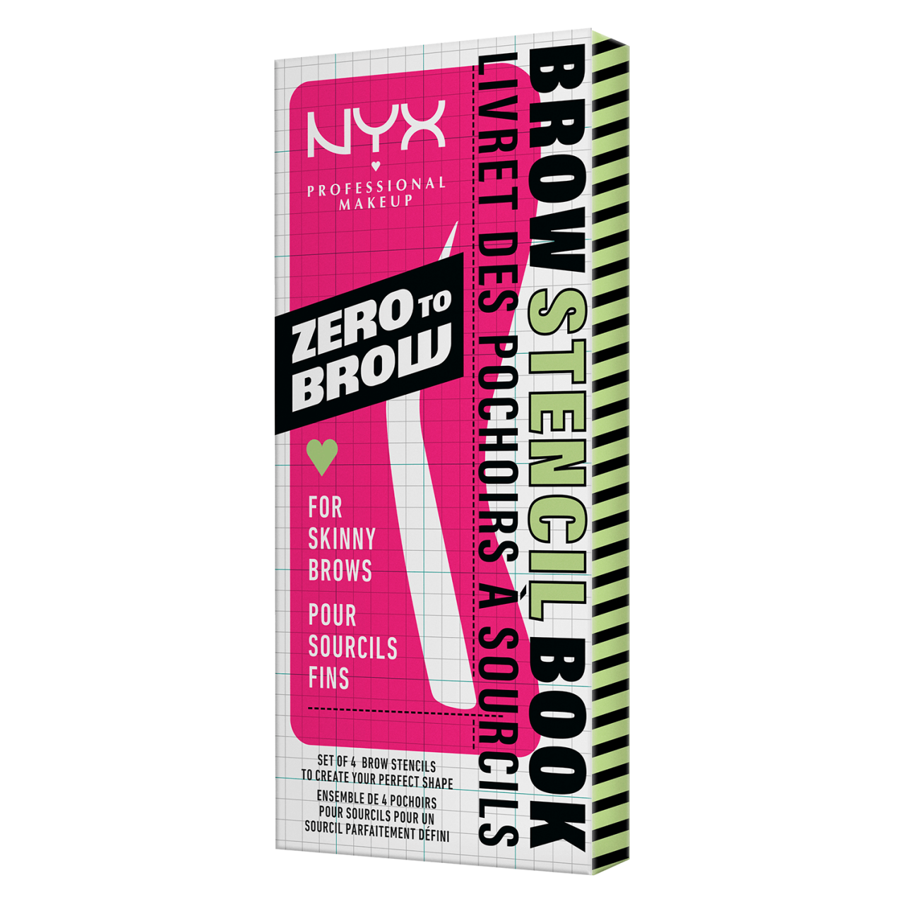 NYX Brows - Zero To Brow Stencil Thin Brow von NYX Professional Makeup