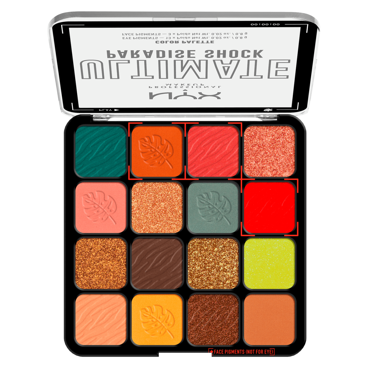 NYX Palette - Ultimate Shadow Palette Paradise Shock NYX Palette - Ultimate Shadow Palette Paradise Shock von NYX Professional Makeup