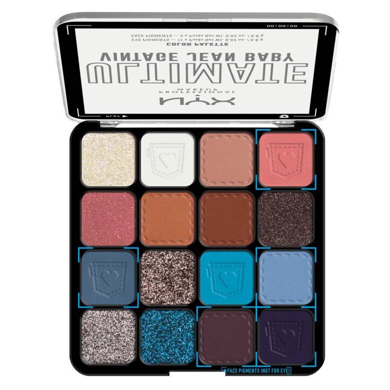 NYX Palette - Ultimate Shadow Palette Vintage Jean Baby von NYX Professional Makeup