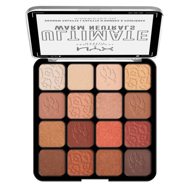 NYX Palette - Ultimate Shadow Palette Warm Neutrals von NYX Professional Makeup