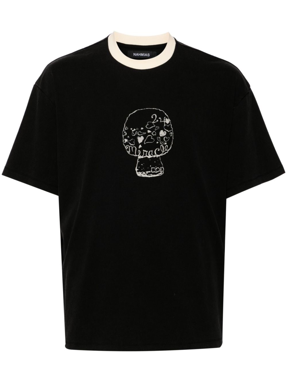 Nahmias mushroom motif t-shirt - Black von Nahmias