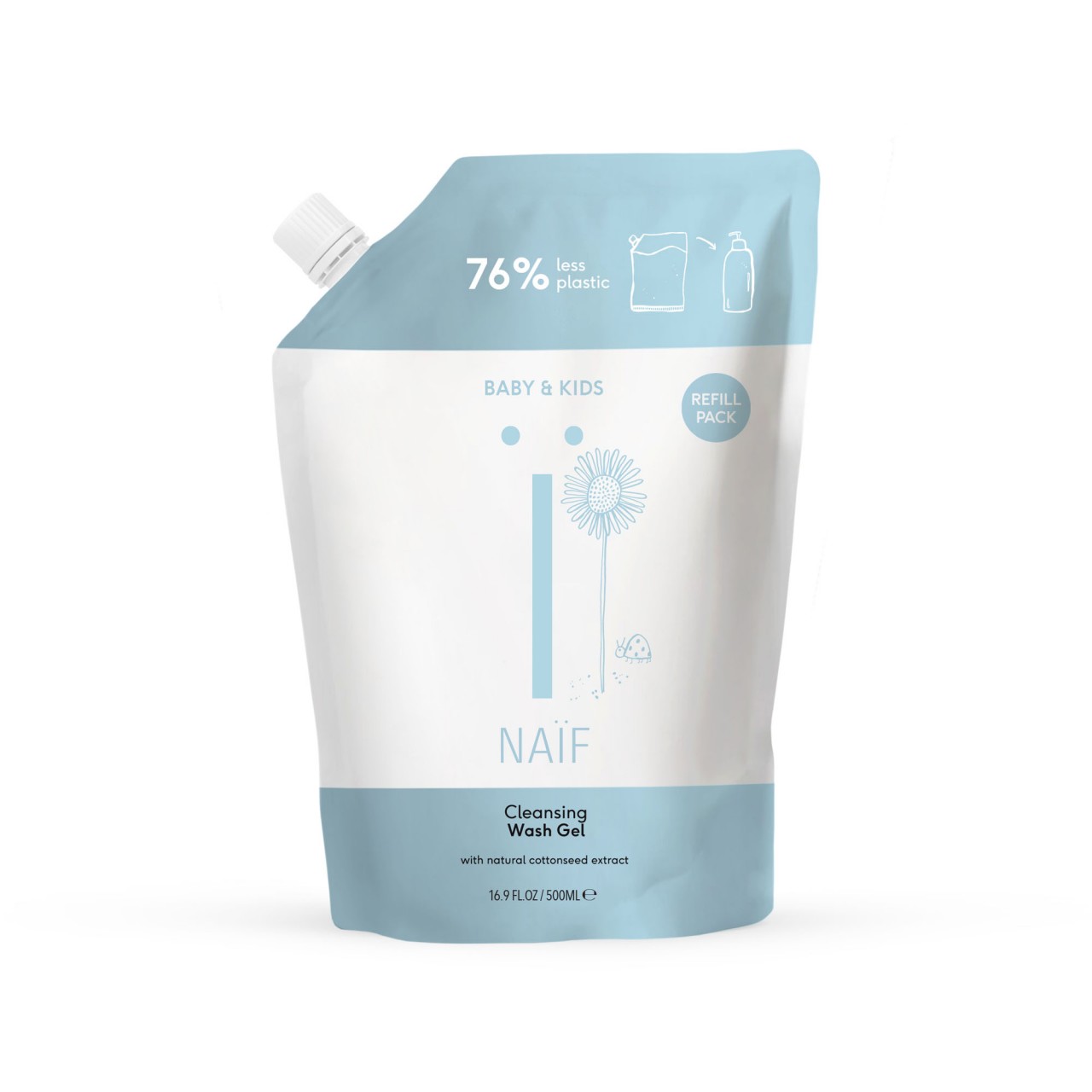 Naif - Baby & KIDs Cleansing Wash Gel Refill von Naïf