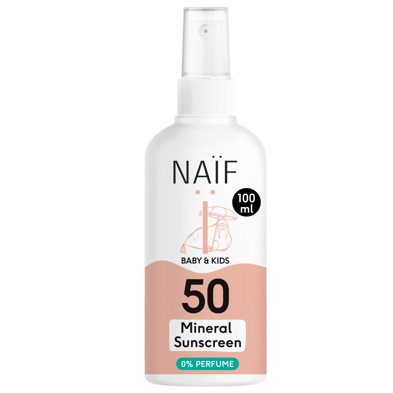 Naif - Mineral Sun Spray Spf50 No Perfume Baby & KIDs von Naïf