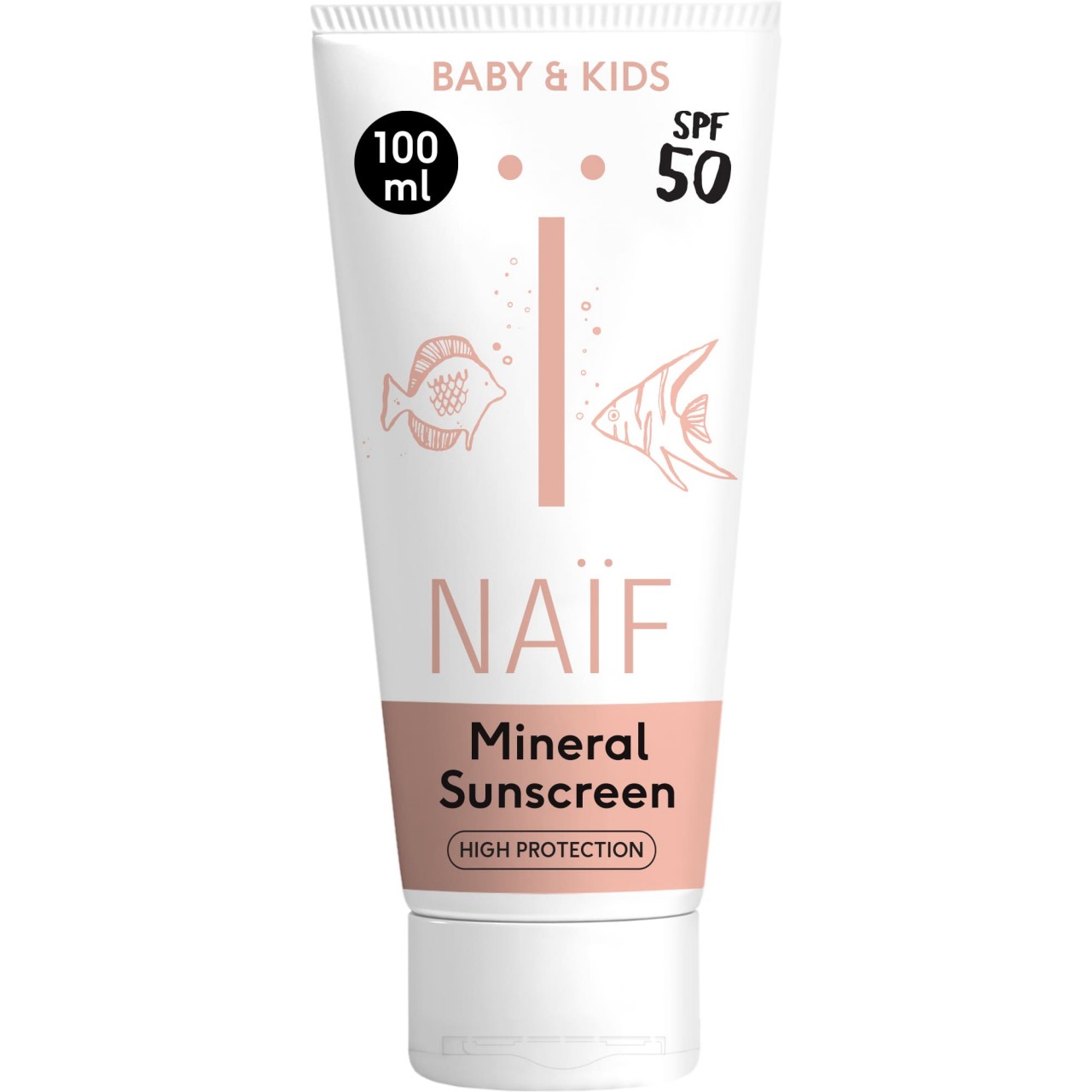 Naif - Mineral Suncreen Spf50 Baby & KIDssonnencrème von Naïf