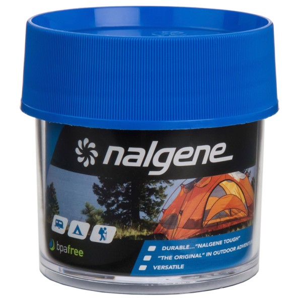 Nalgene - Dose Polycarbonat - Essensaufbewahrung Gr 250 ml - Hals Ø 63 mm blau;weiß/grau von Nalgene