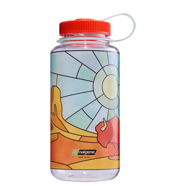 Nalgene - Sustain Weithals - Trinkflasche Gr 0,5 l;1 l beige;blau;bunt;gelb;grau;grün;lila;lila/rosa;rosa;rot;türkis von Nalgene