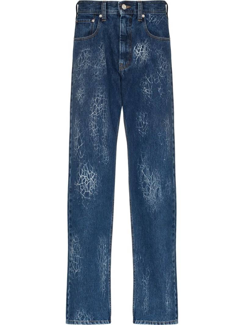 Namacheko Ushi printed straight-leg jeans - Blue von Namacheko