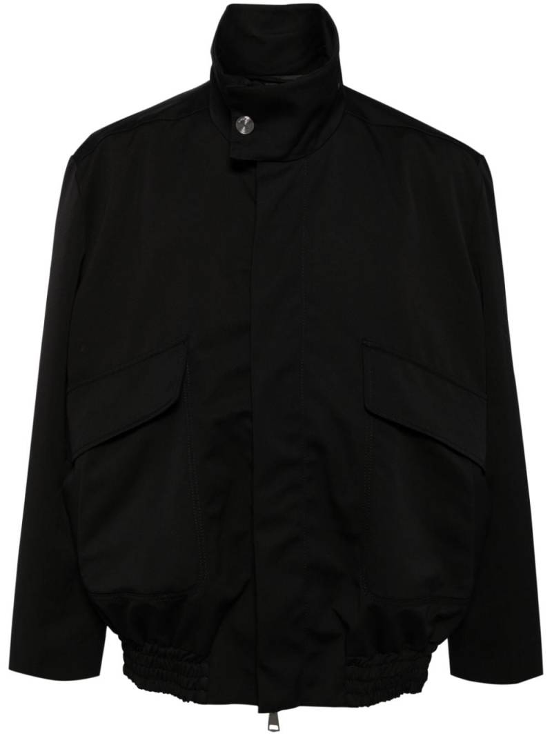 Namacheko stand-up collar lightweight jacket - Black von Namacheko