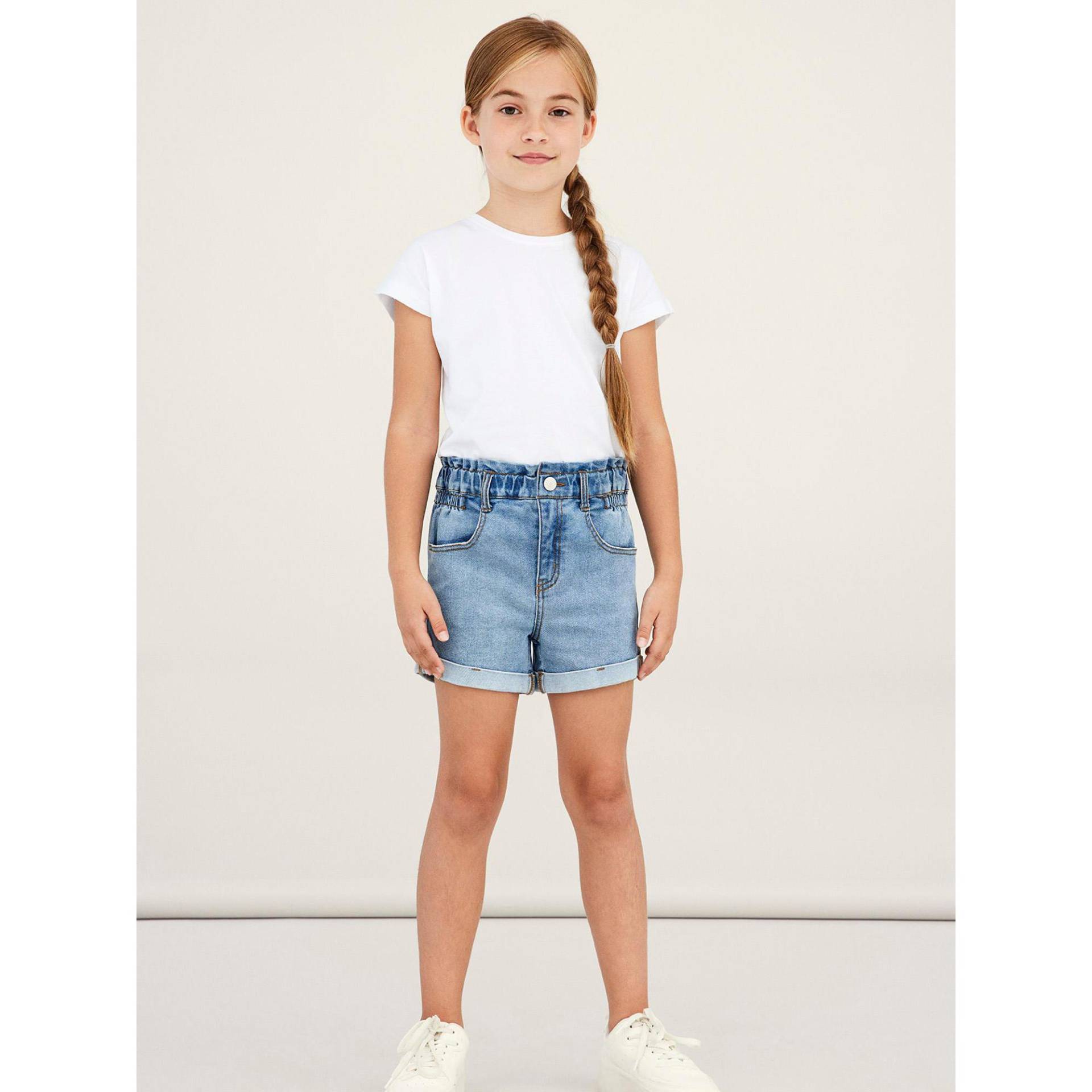 Jeansshorts Mädchen Blau Denim 116 von Name It