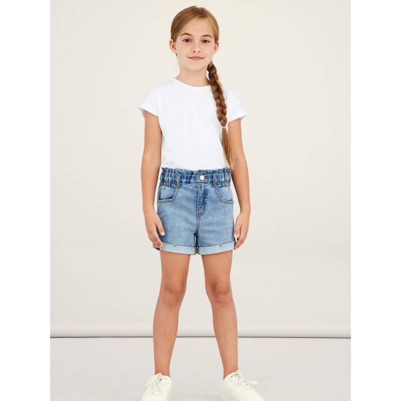 Jeansshorts Mädchen Blau Denim 122 von Name It