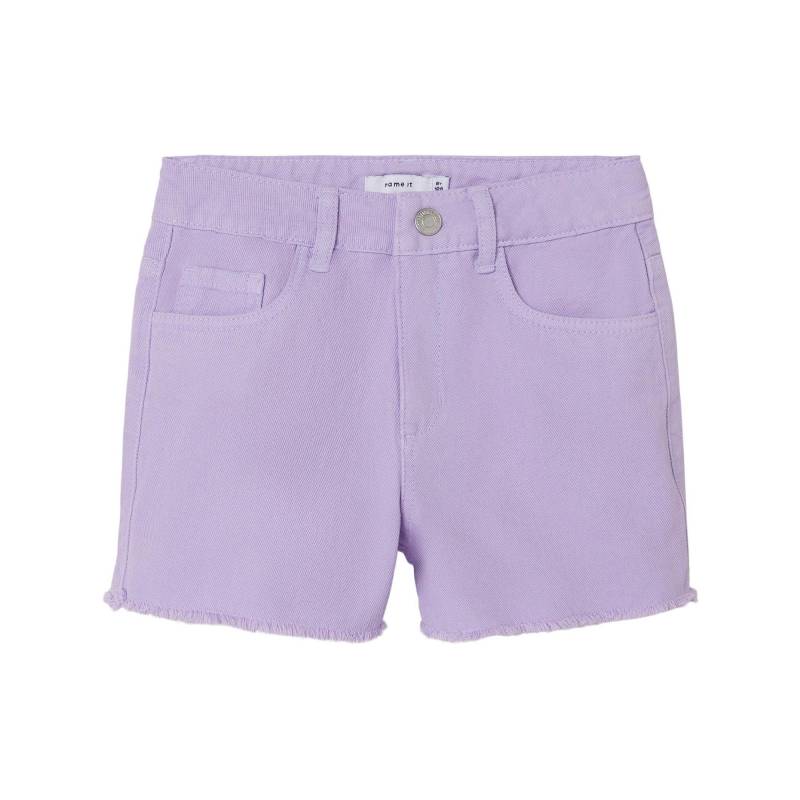 Jeansshorts Mädchen Lila 140 von Name It