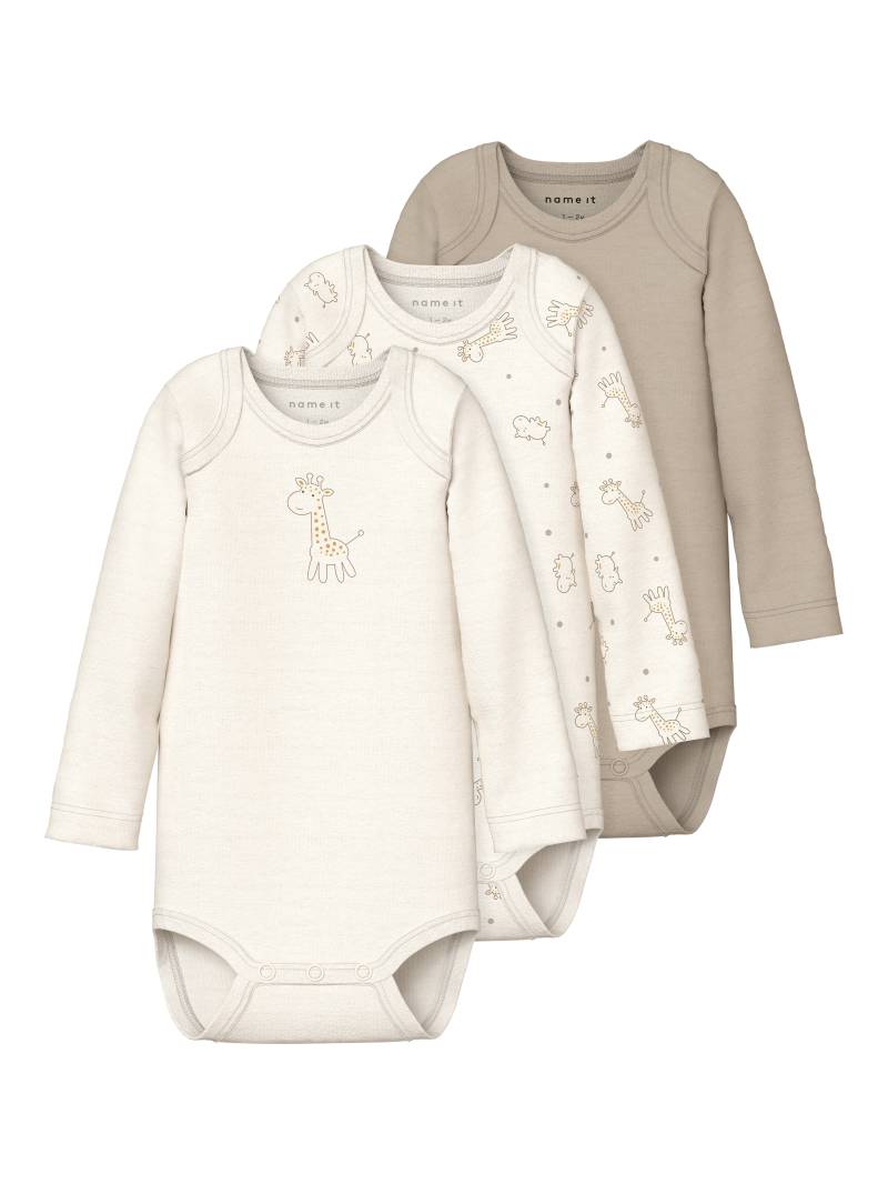 Name It Body »NBNBODY 3P LS JET STREAM GIRAFFE NOOS« von Name It