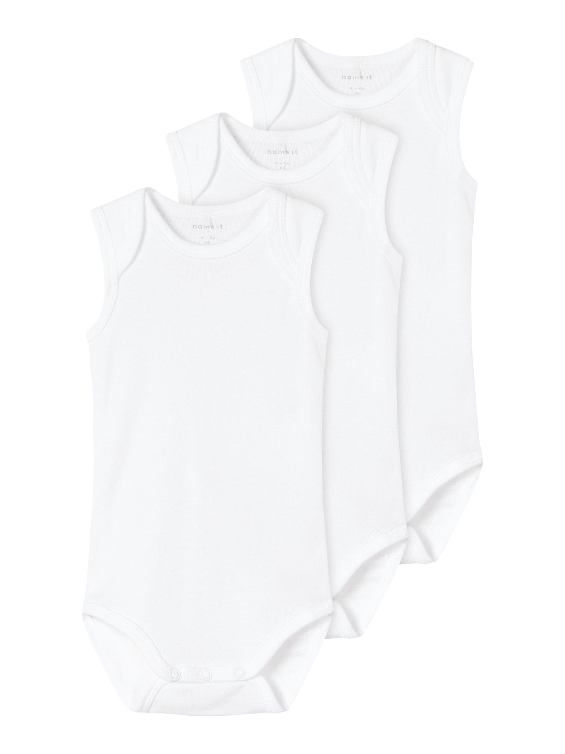 Name It Body »NBNBODY 3P TANK SOLID WHITE 3 NOOS« von Name It