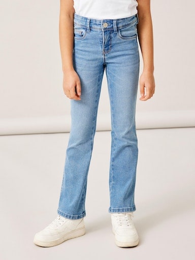 Name It Bootcut-Jeans »NKFPOLLY SKINNY BOOT JEANS 1142-AU NOOS«, mit Stretch Name It Bootcut-Jeans »NKFPOLLY SKINNY BOOT JEANS 1142-AU NOOS«, mit Stretch von Name It
