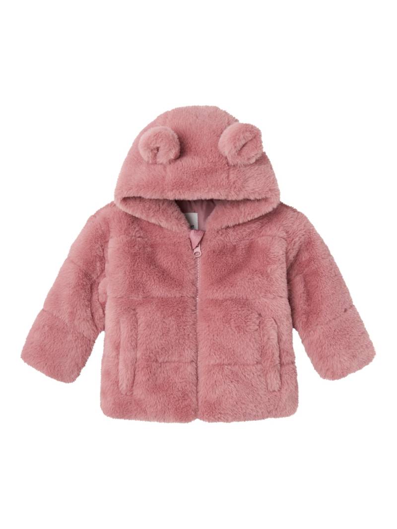 Name It Kapuzenplüschjacke »NBFMILA FAUX FUR JACKET HOOD PB«, mit Kapuze von Name It