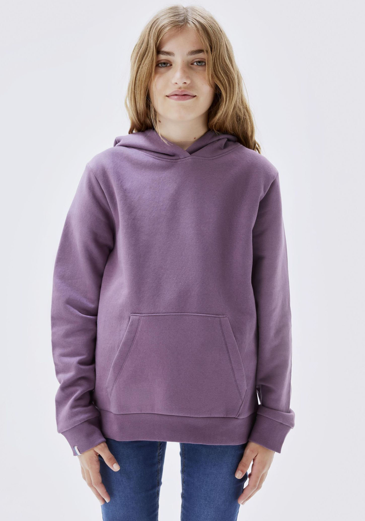 Name It Kapuzensweatshirt »NKFMALOU LS SWEAT WH BRU NOOS« von Name It