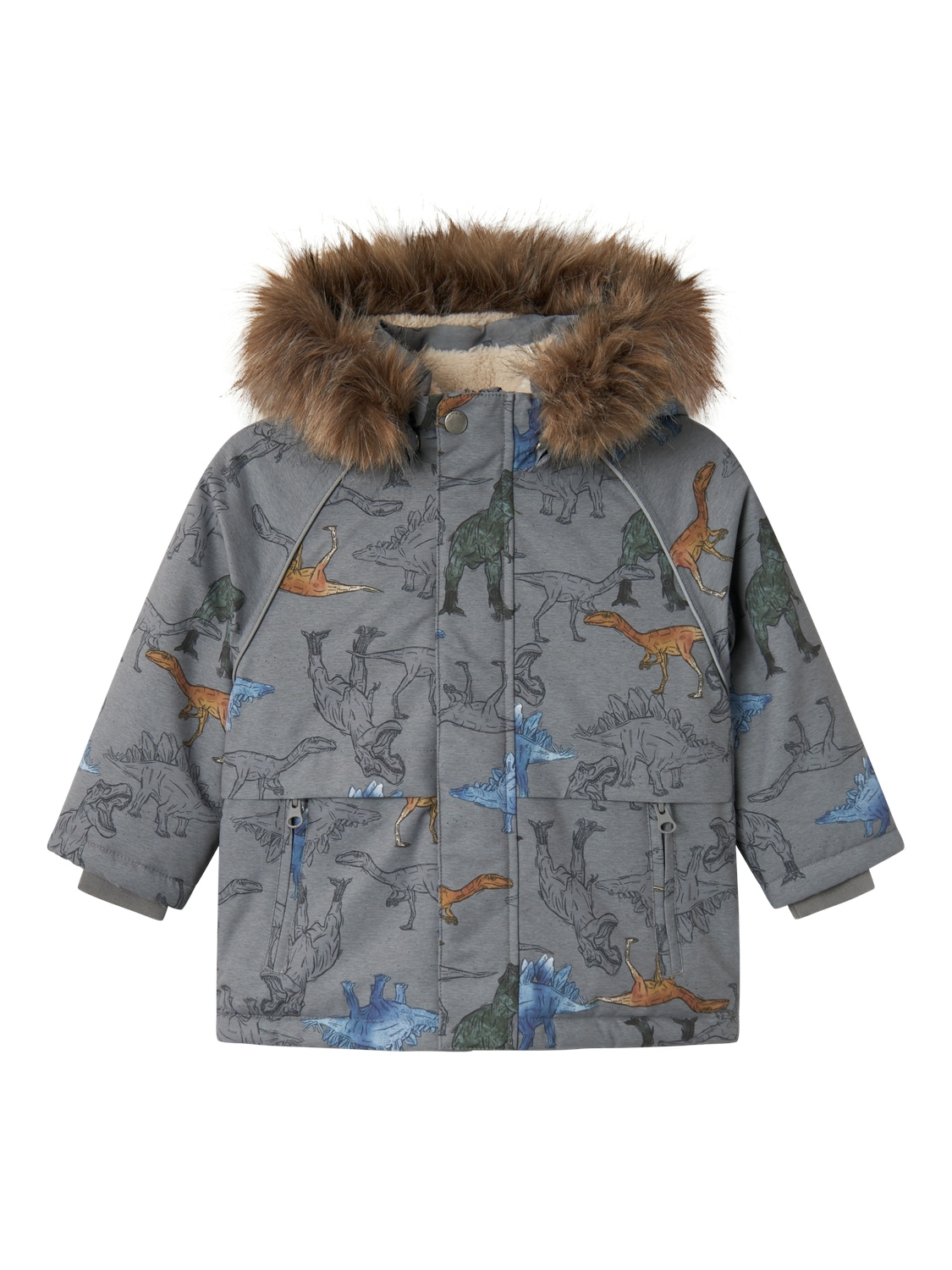 Name It Outdoorjacke »NMMSNOW05 JACKET AOP FO NOOS«, mit Kapuze von Name It