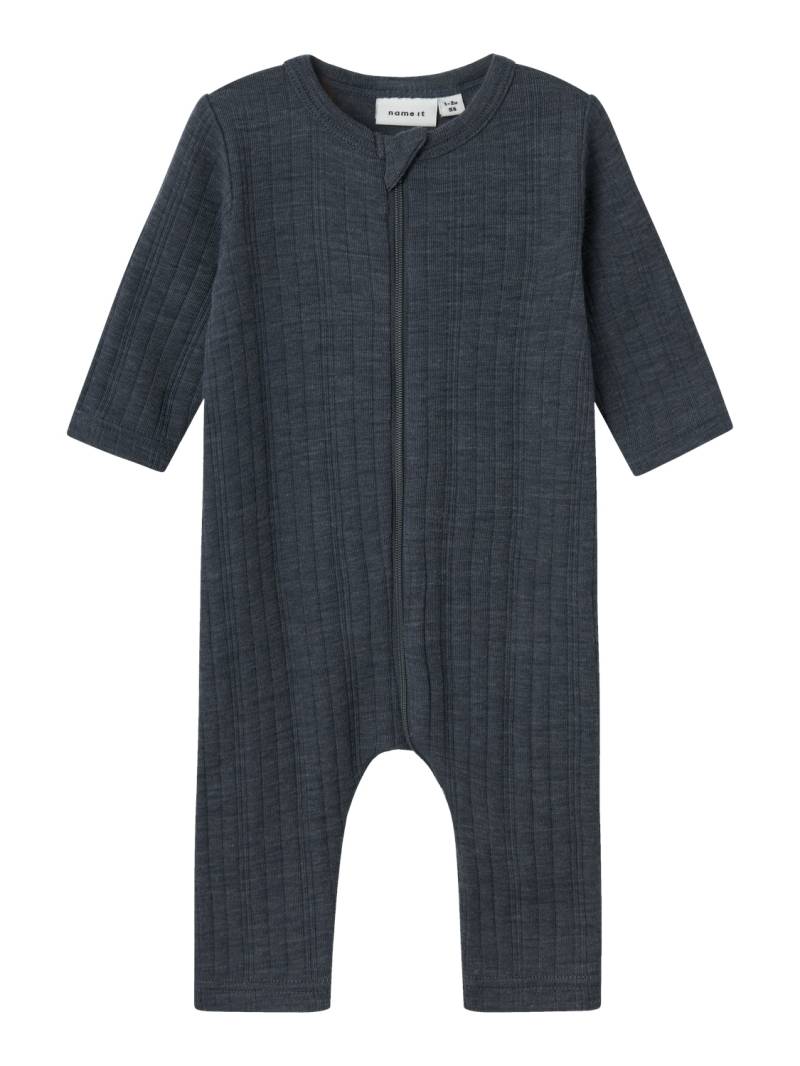 Name It Schlafanzug »NBMWANG WOOL NEEDLE NIGHTSUIT SOLID NOOS«, aus reiner Merinowolle von Name It