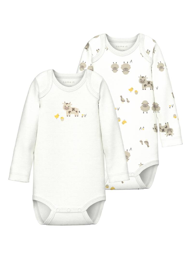 Name It Schlafanzug »NBNBODY 2P LS FARM ANIMALS NOOS«, (Set, 2 tlg.) von Name It