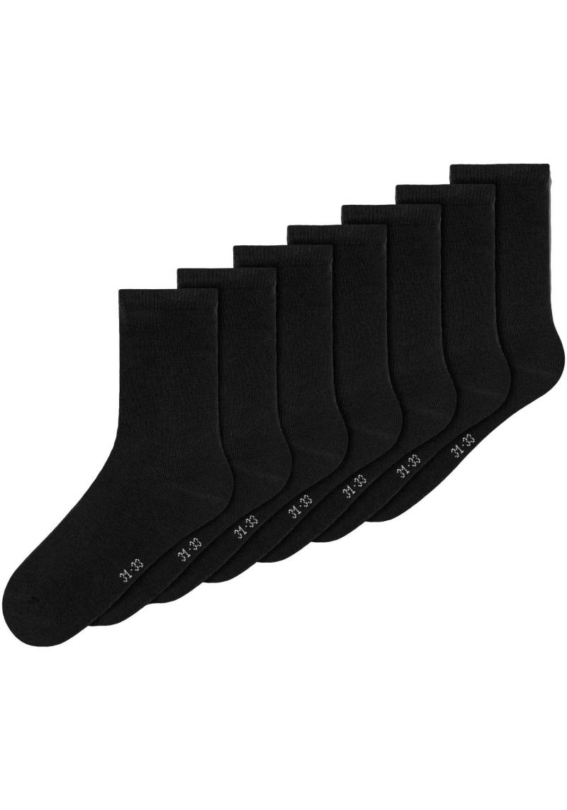 Name It Socken »NKNSOCK 7P SOLID NOOS«, (Packung, 7 Paar) von Name It