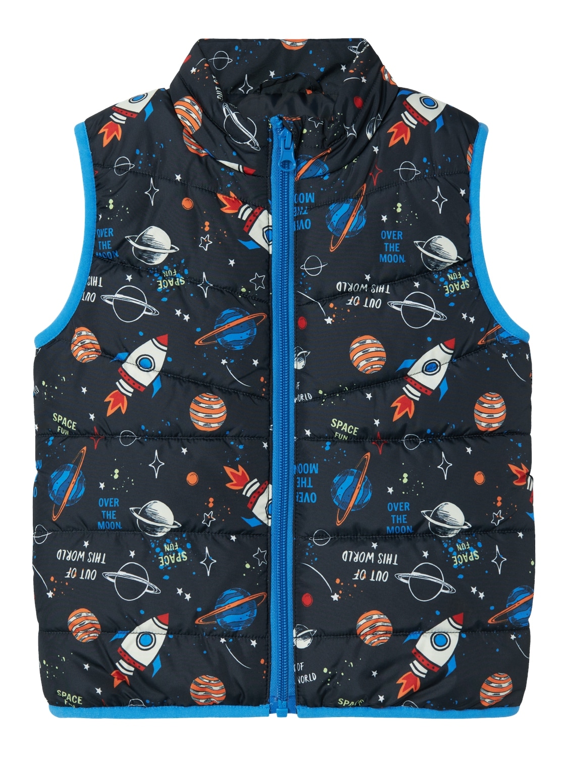 Name It Steppweste »NMMMYLANE VEST DARK AOP« von Name It