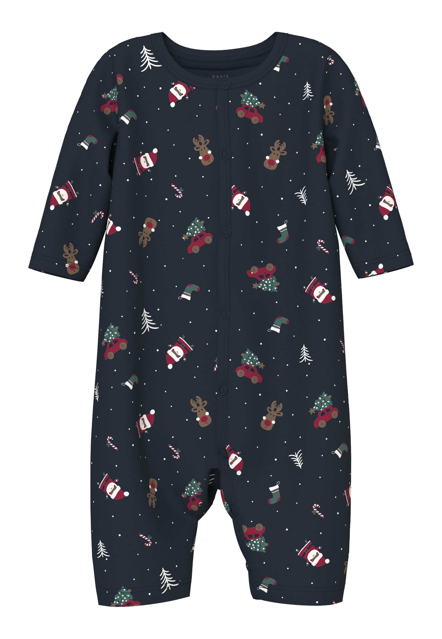 Name It Strampler »NBNVISMAS LS NIGHTSUIT«, mit Weihnachtsmotiv von Name It